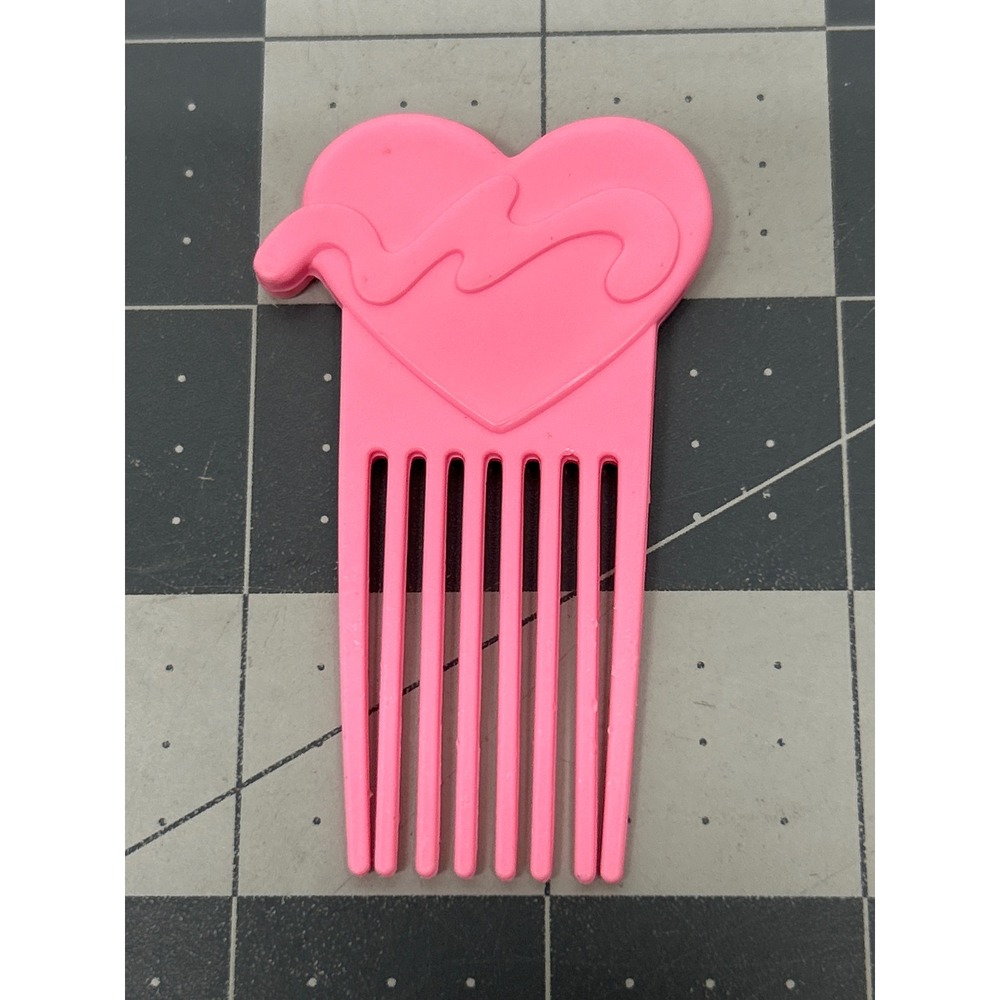 Vintage 1990 Lil Miss Doll Accessory Comb Pink Mattel Replacement Y2K Toy